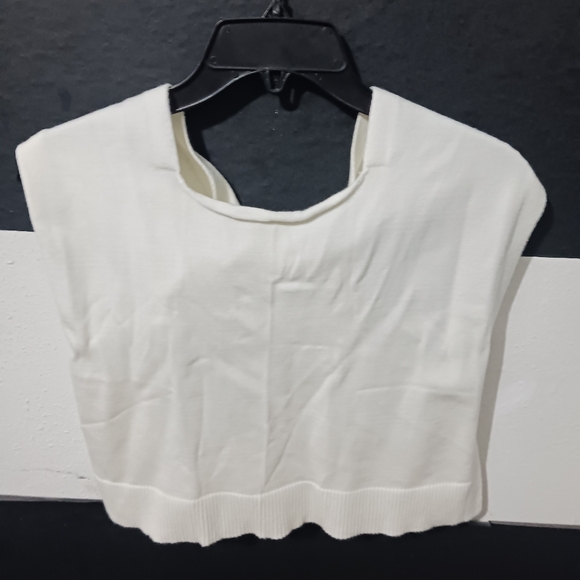 NEW Women White Wrap Short Shawl - Picture 7 of 9